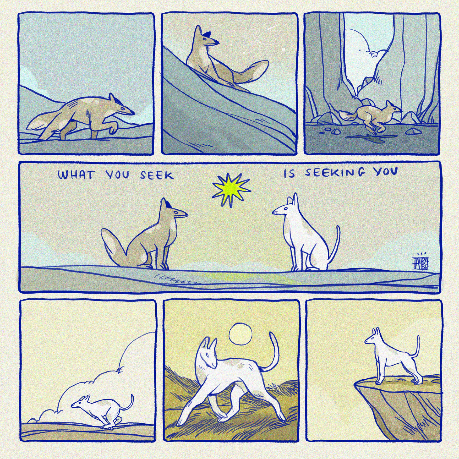 🌞 what you seek is seeking you - rumi 🌊 | Behance